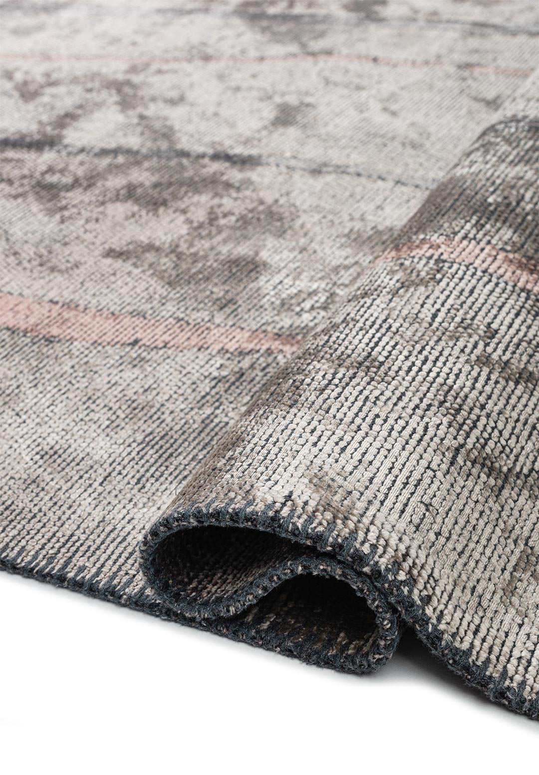 TRIBECA CREAM - GREY - COPPER RUG - 2