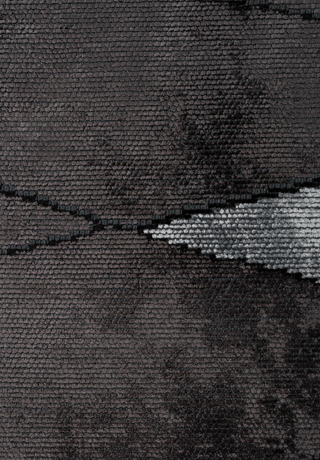 GREENWICH BLACK - CHARCOAL - ICE BLUE RUG - 5