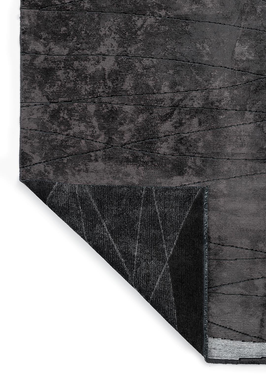 GREENWICH BLACK - CHARCOAL - ICE BLUE RUG - 3