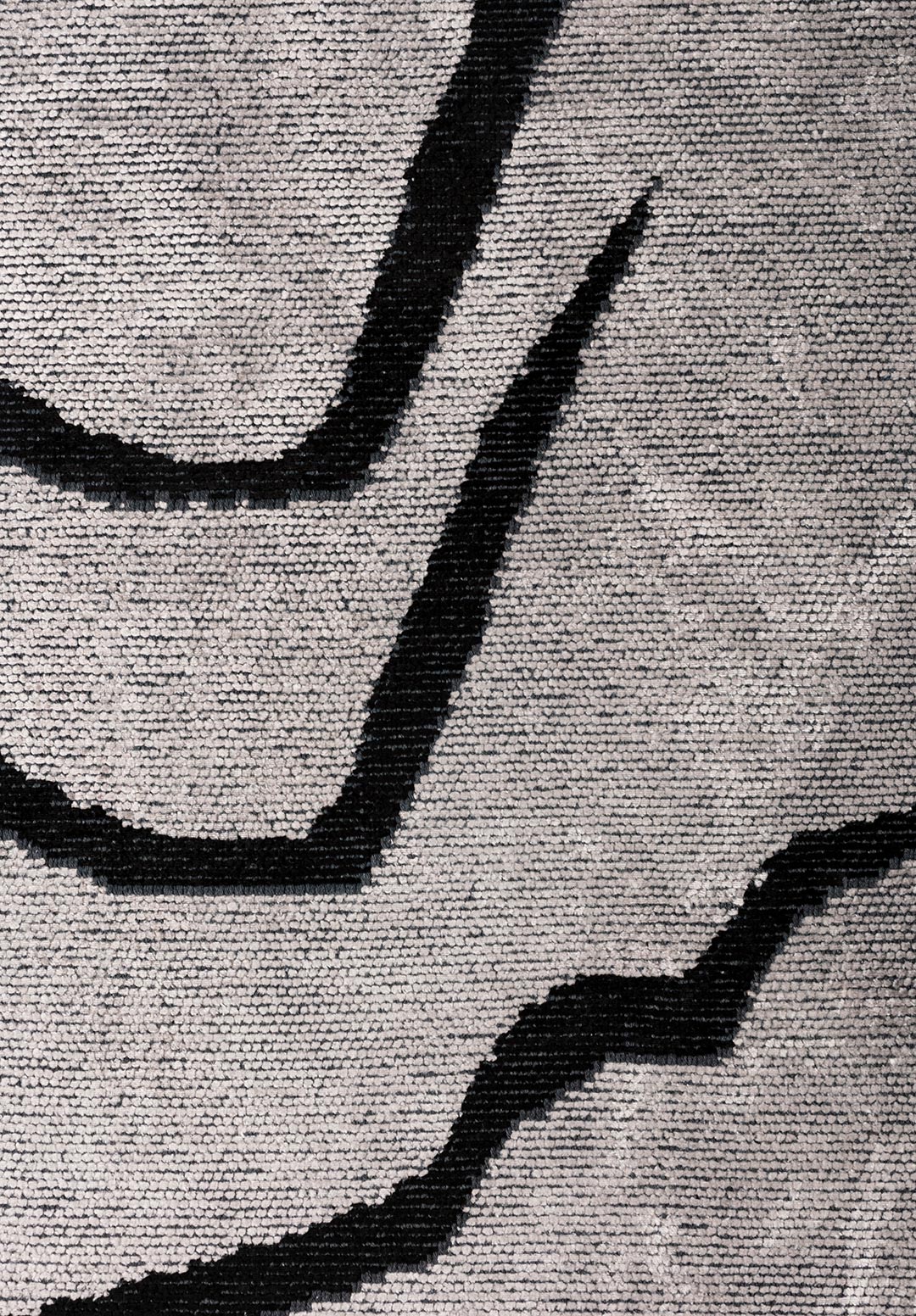 CHELSEA BLACK - LIGHT CREAM - GREY RUG - 5