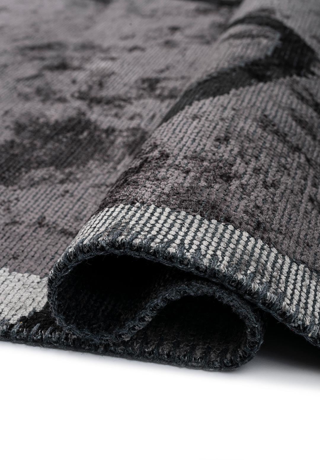 CHELSEA BLACK - CHARCOAL - GREY RUG - 2