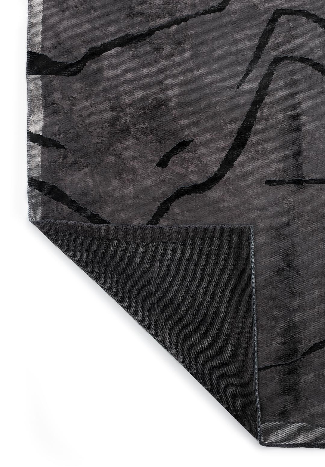CHELSEA BLACK - CHARCOAL - GREY RUG - 3