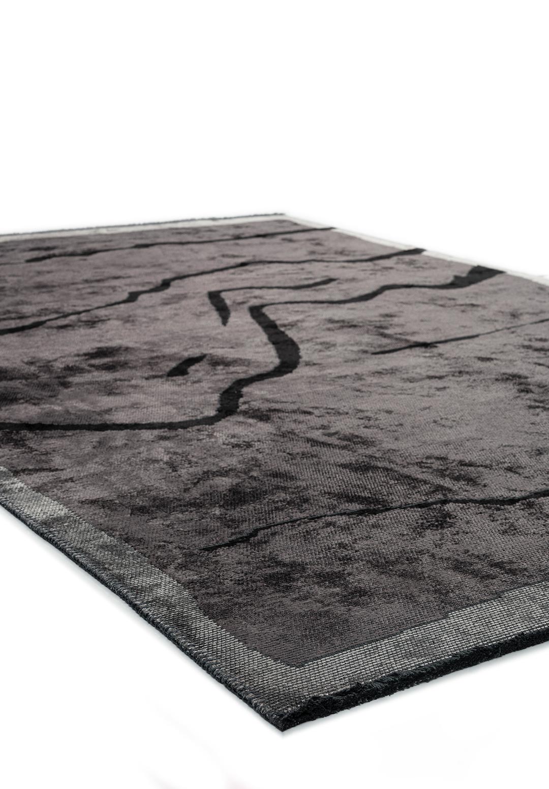 CHELSEA BLACK - CHARCOAL - GREY RUG - 4