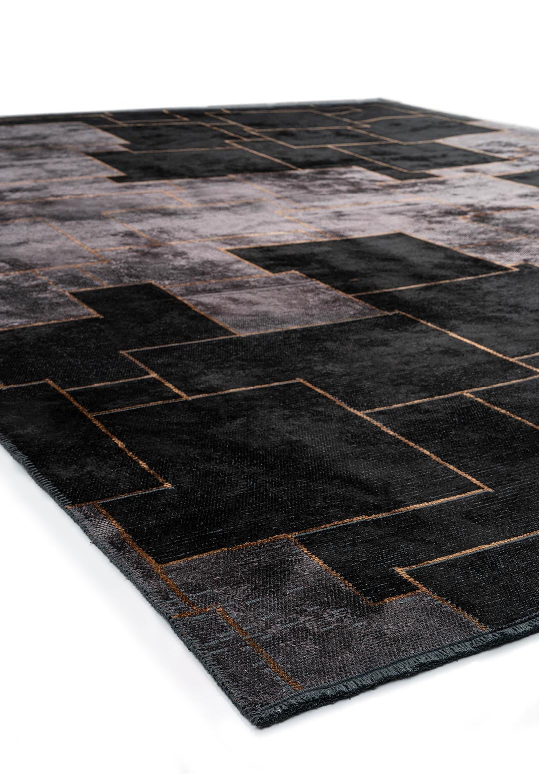 LISBON BLACK - CHARCOAL - CACAO RUG - 4