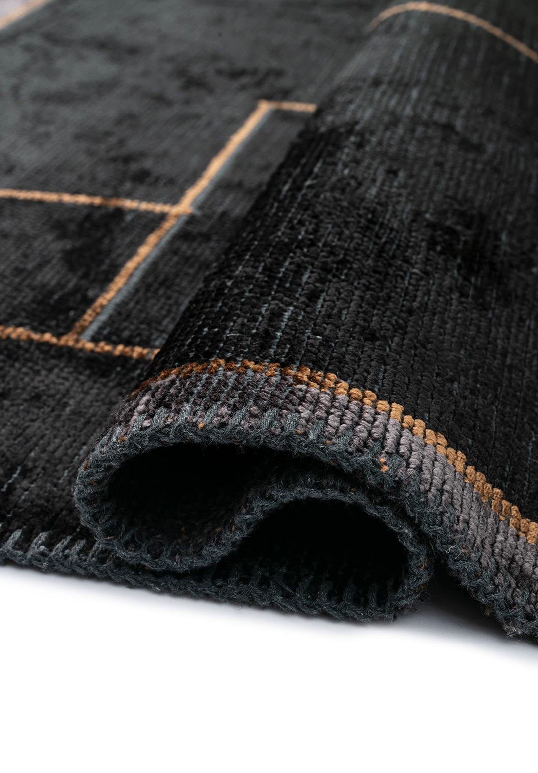 LISBON BLACK - CHARCOAL - CACAO RUG - 2