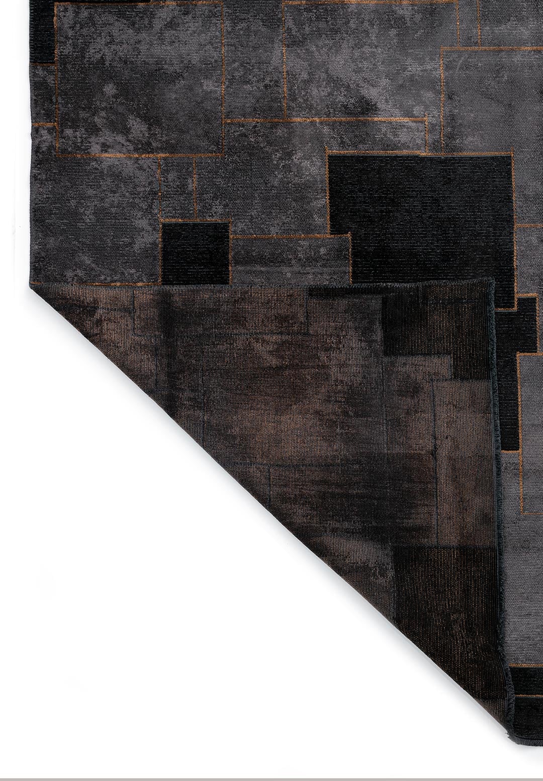 LISBON BLACK - CHARCOAL - CACAO RUG - 3