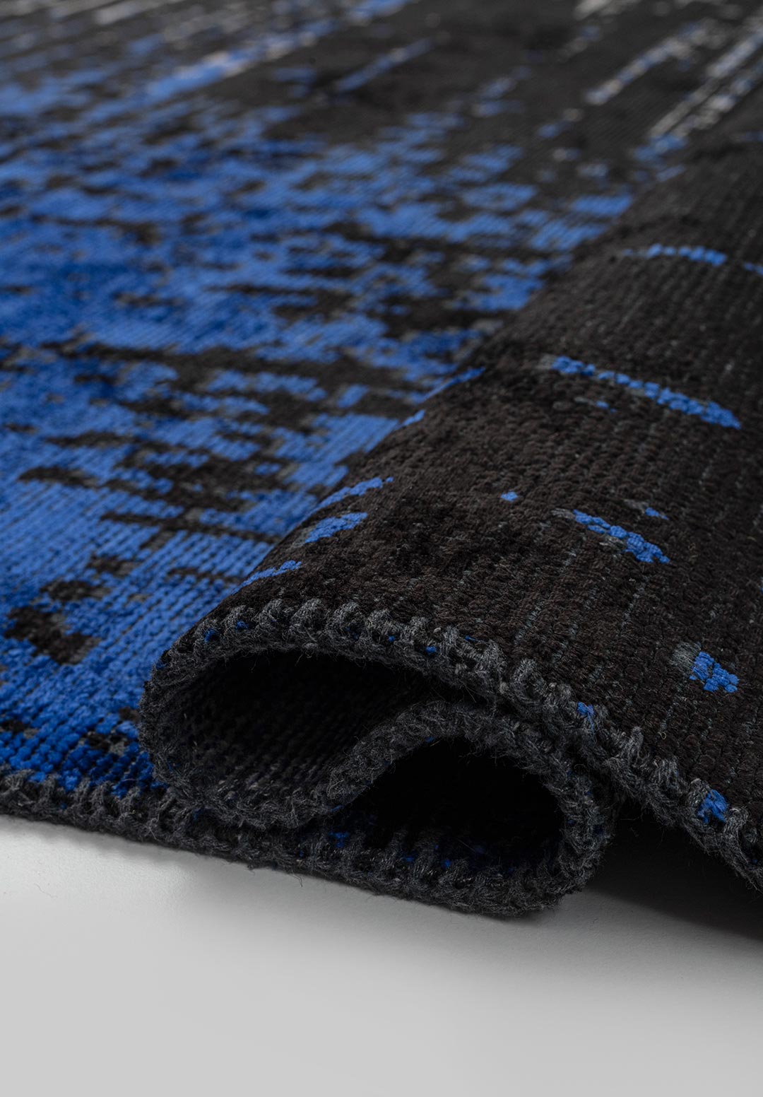 MURCIA BLACK - SAX BLUE - LIGHT GREY RUG - 2