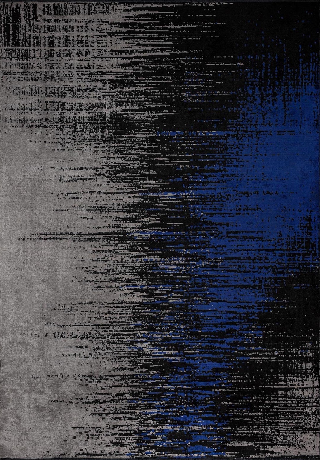 MURCIA BLACK - SAX BLUE - LIGHT GREY RUG - 1