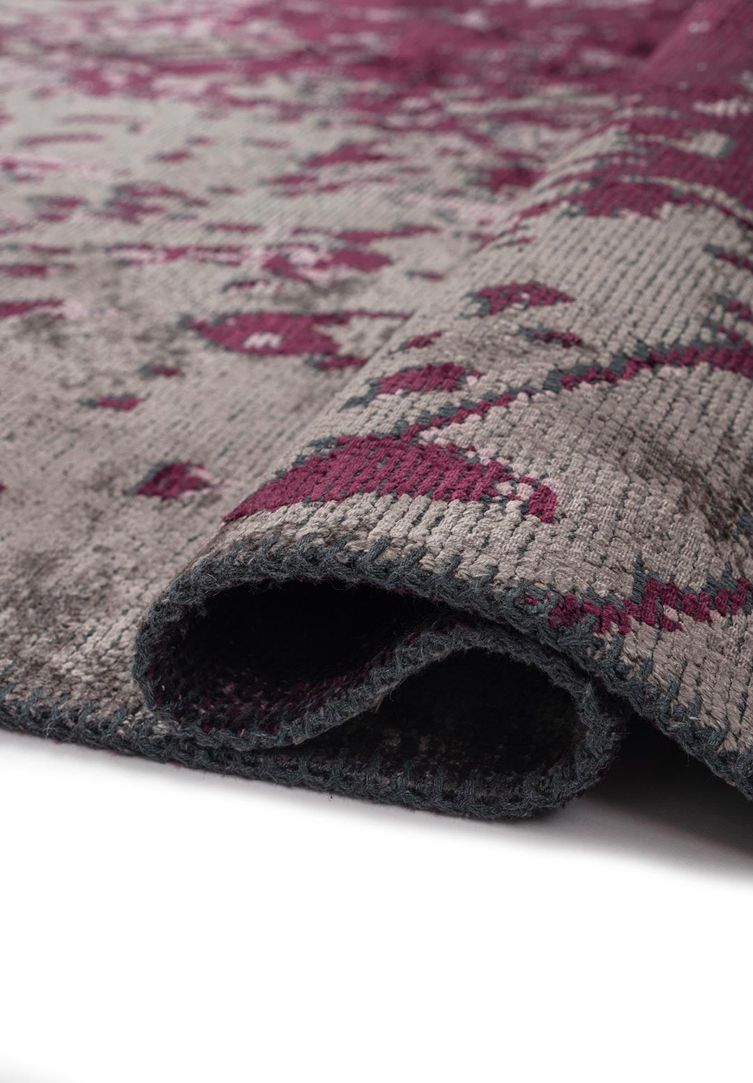 MALLORCA DARK DAMSON - DAMSON - DARK GREY RUG - 2