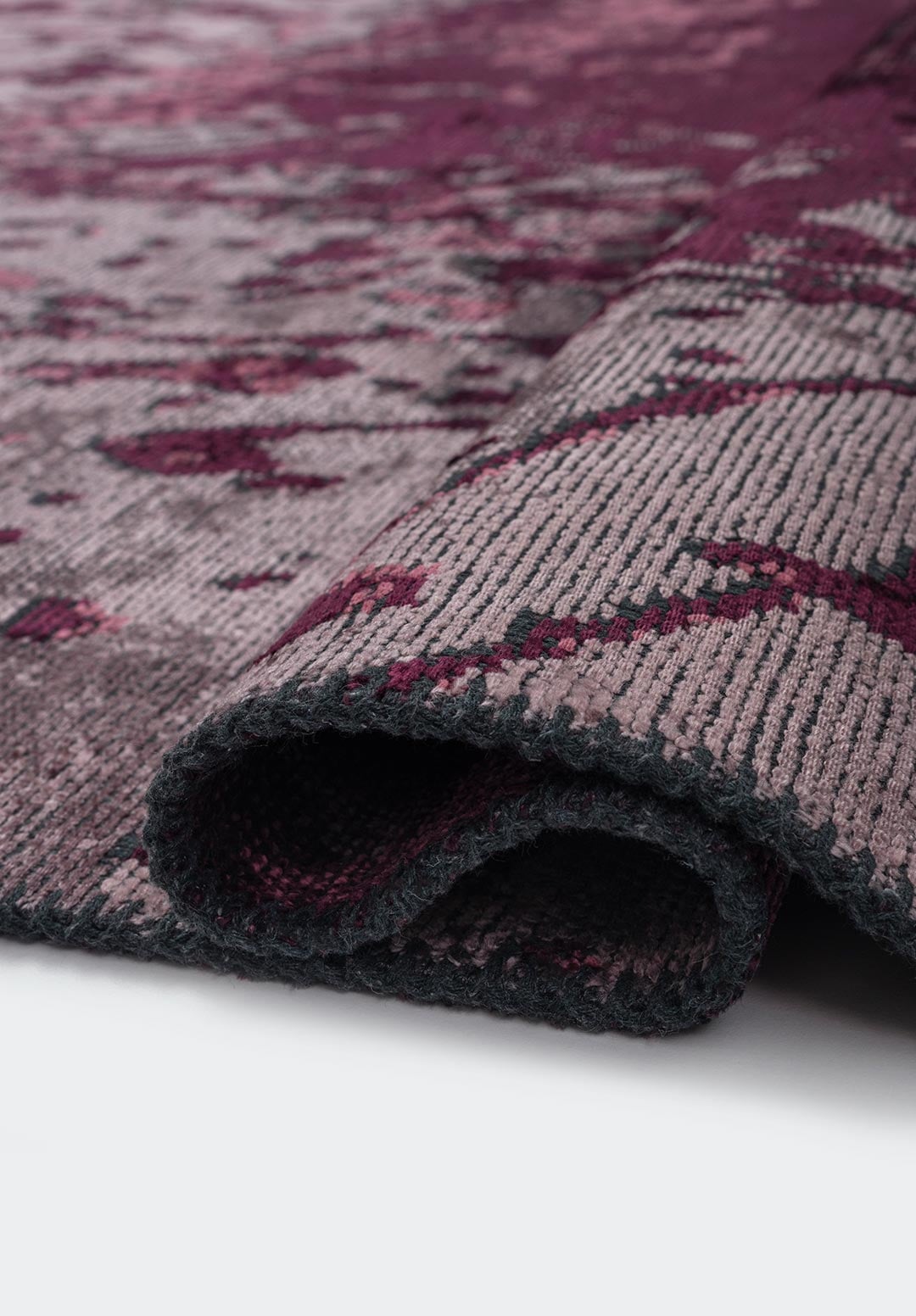 MALLORCA DARK DAMSON - ROSE - DAMSON RUG - 2