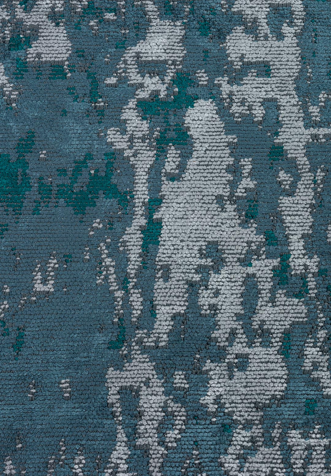 ATHENS ICE BLUE - PETROL - DARK TURQUOISE RUG - 5