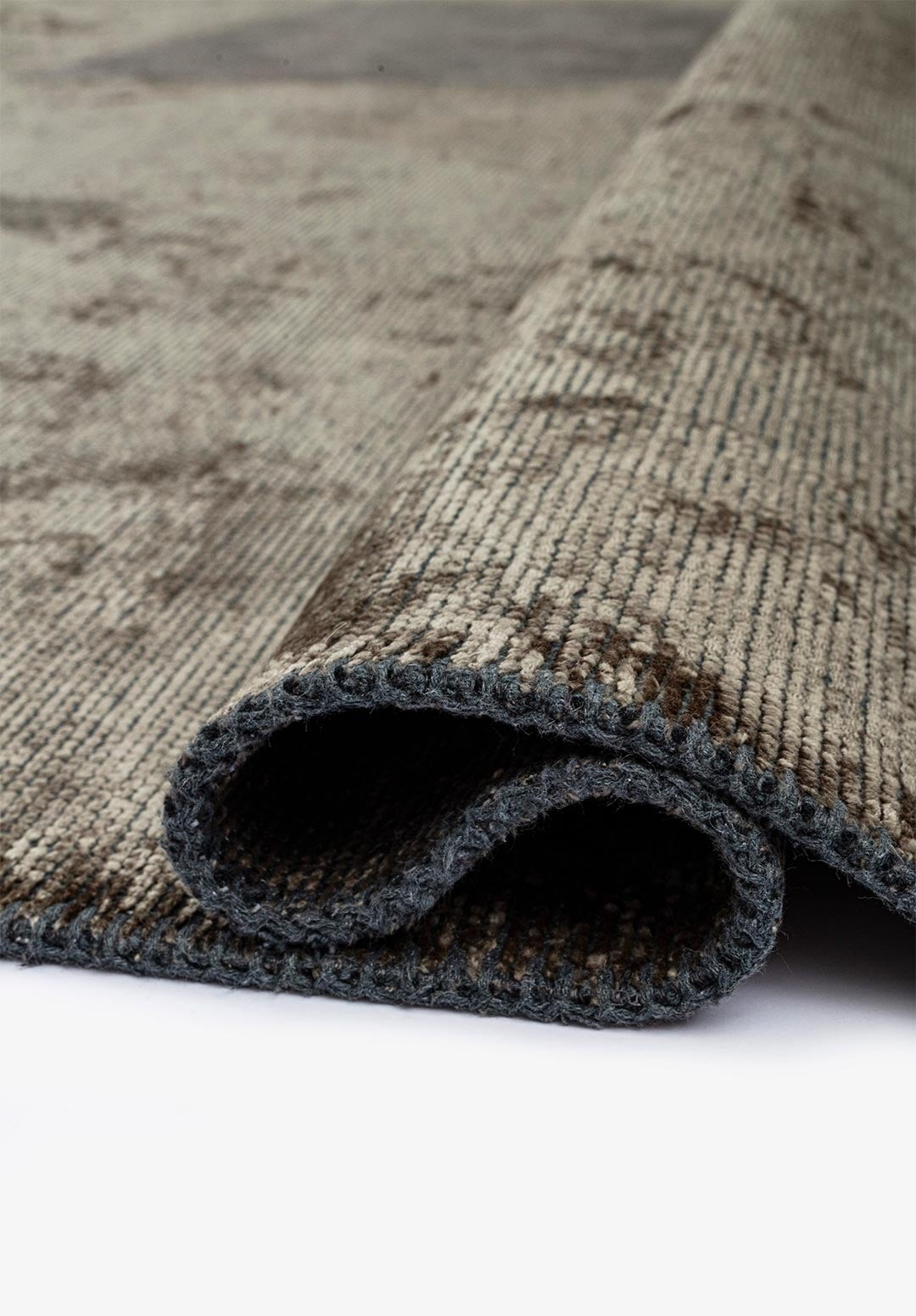 SALZBURG ANTHRACITE - KHAKI - CREAM RUG - 2
