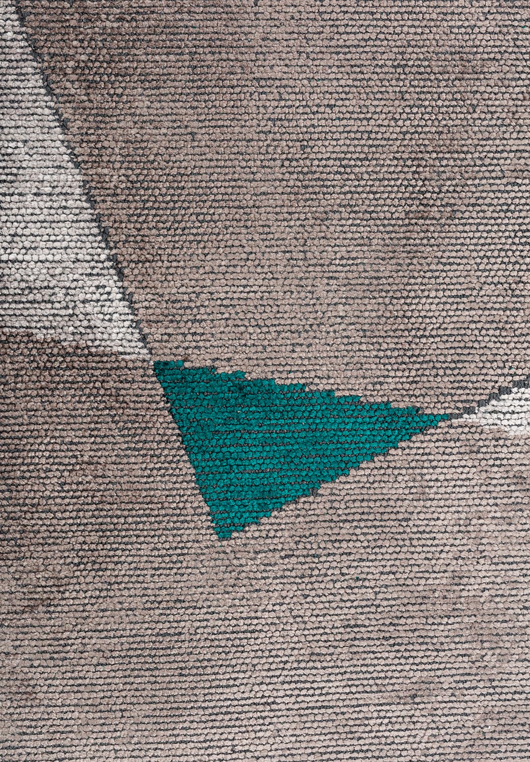 SALZBURG DARK TURQUOISE - DARK GREY - LIGHT GREY RUG - 5