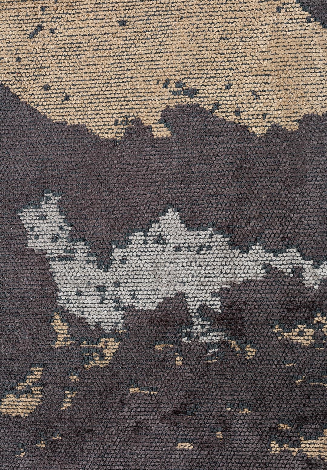 GRANADA DARK BEIGE - LIGHT GREY - CHARCOAL RUG - 5