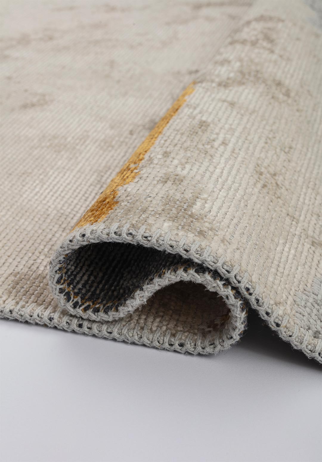 GRANADA LIGHT GREY - GOLD - ECRU RUG - 2