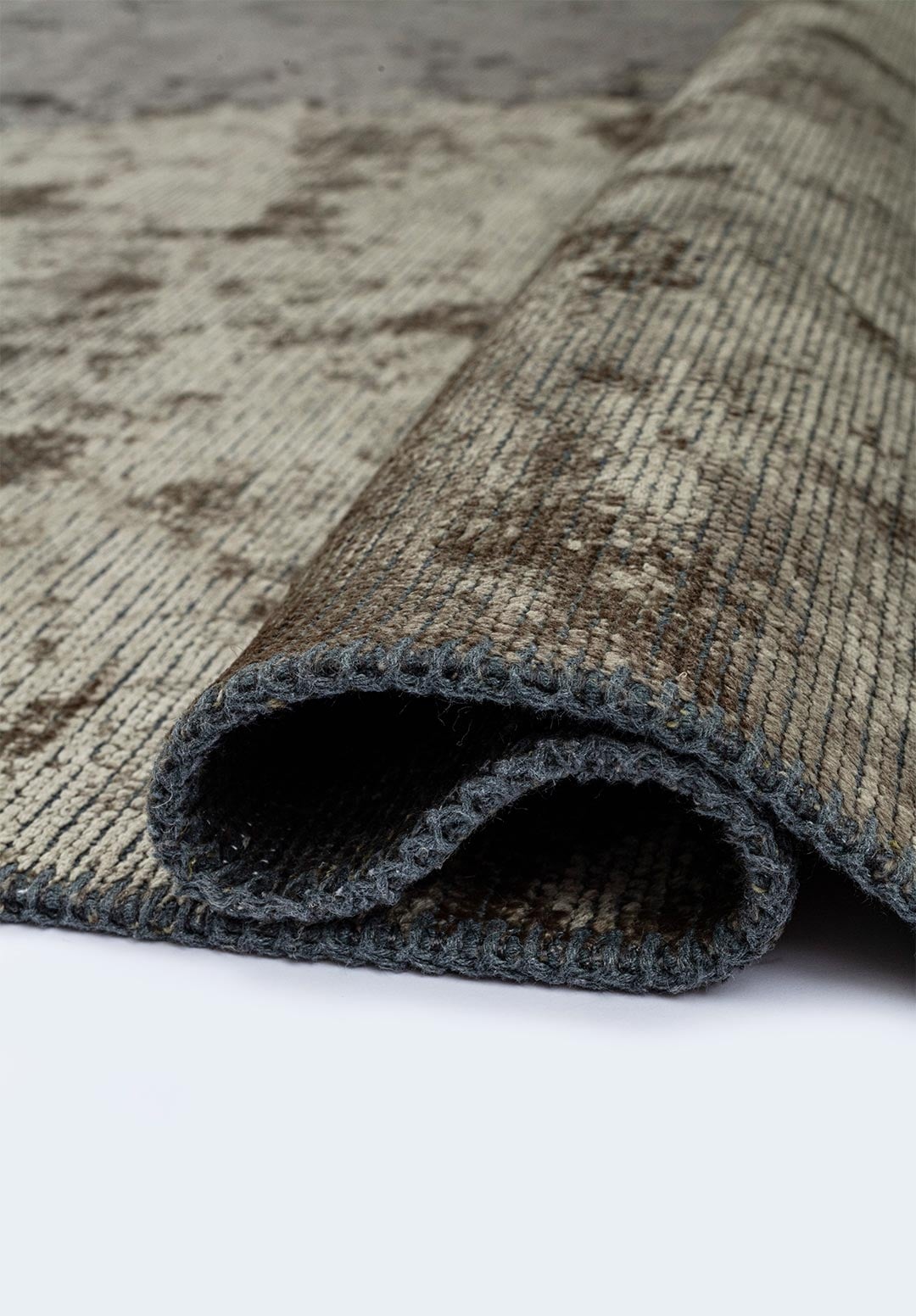 MONACO ANTHRACITE - GREEN - KHAKI RUG - 2