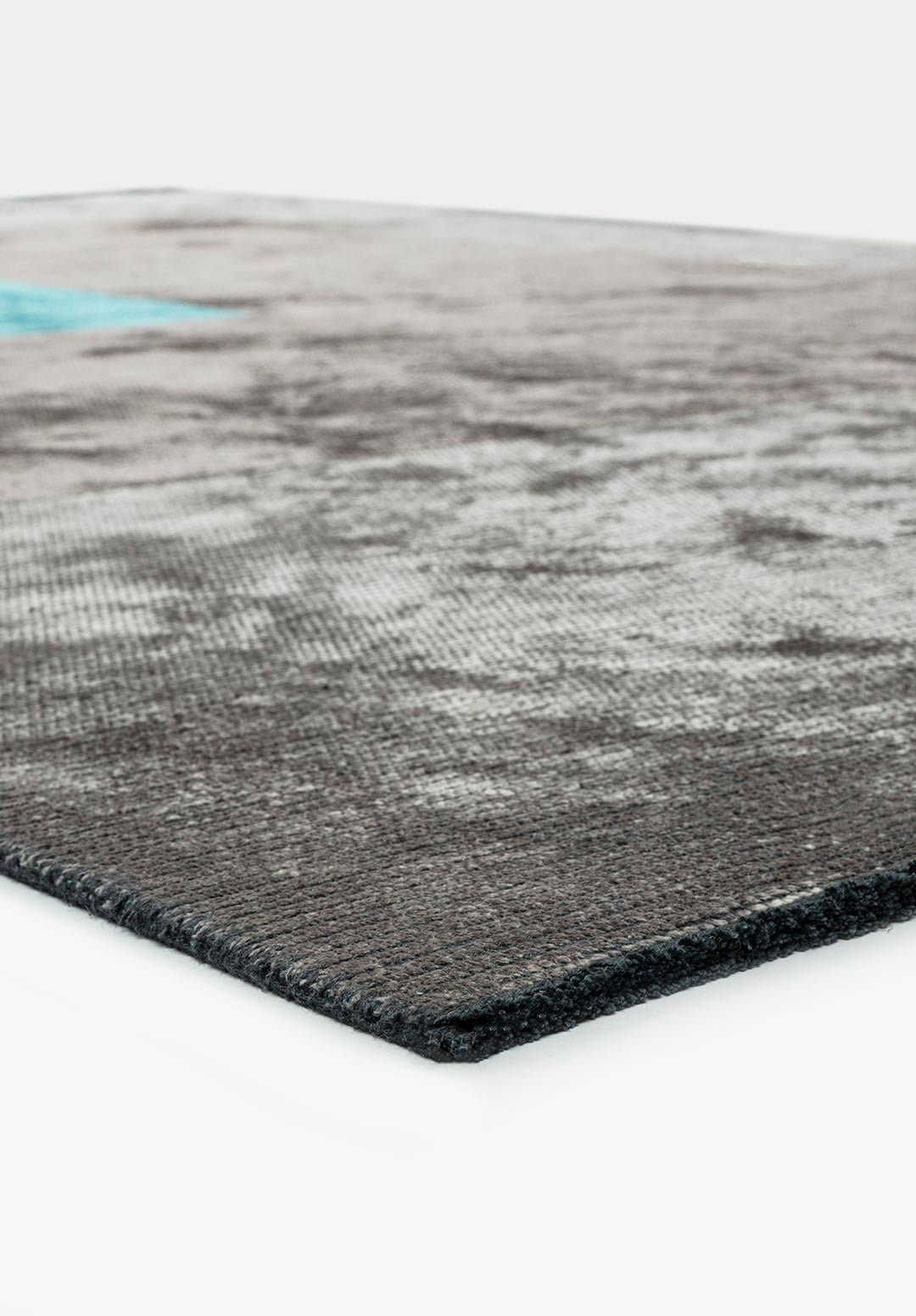 LYON TURQUOISE - DARK GREY - LIGHT GREY RUG - 4