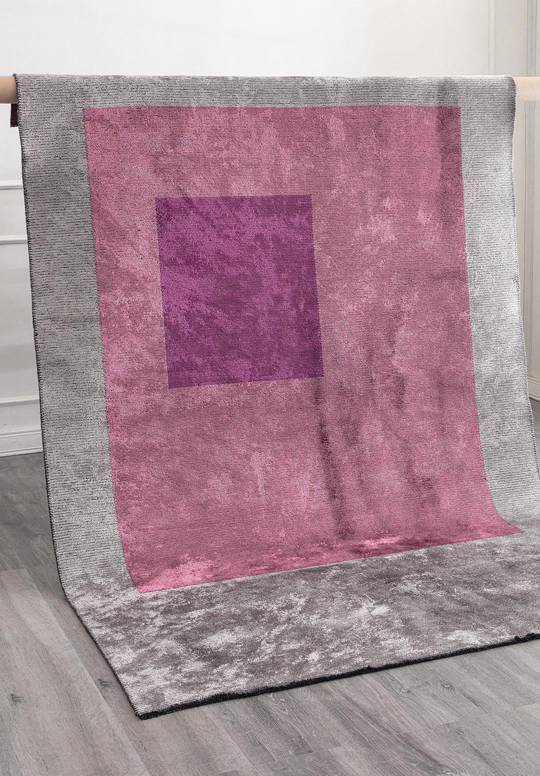 LYON PURPLE - PINK - LIGHT GREY RUG - 6