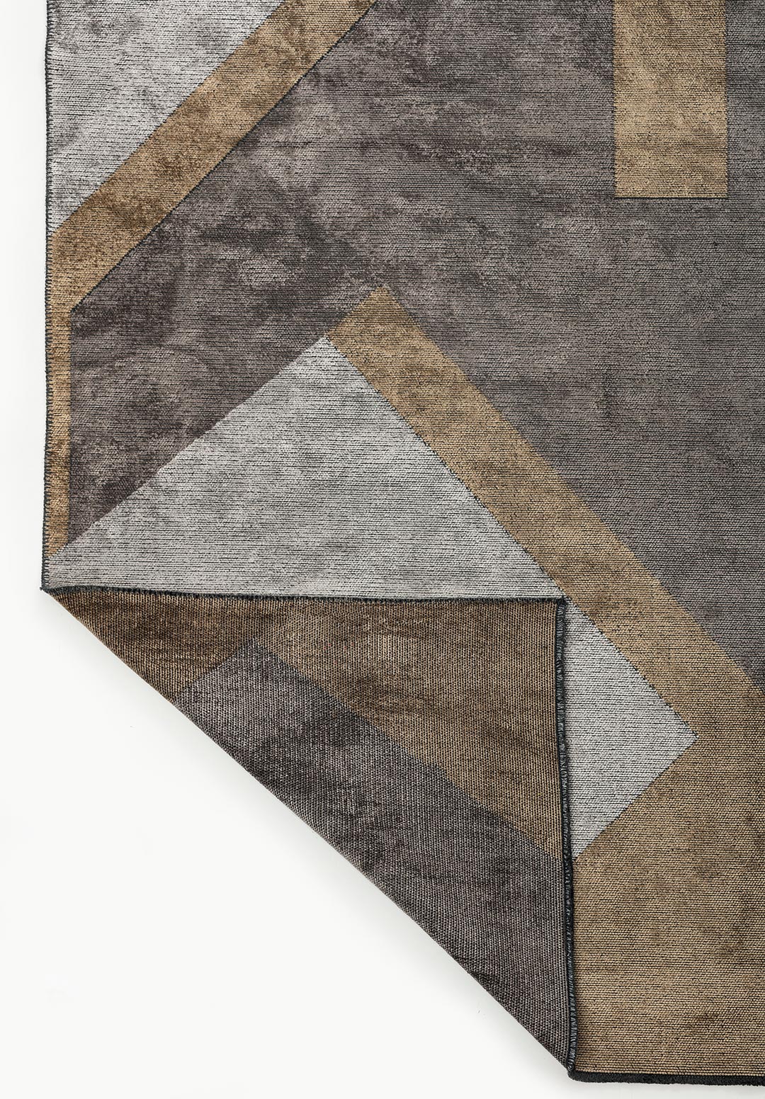 PAMPLONA DARK GREY - DARK BEIGE - CREAM RUG - 3