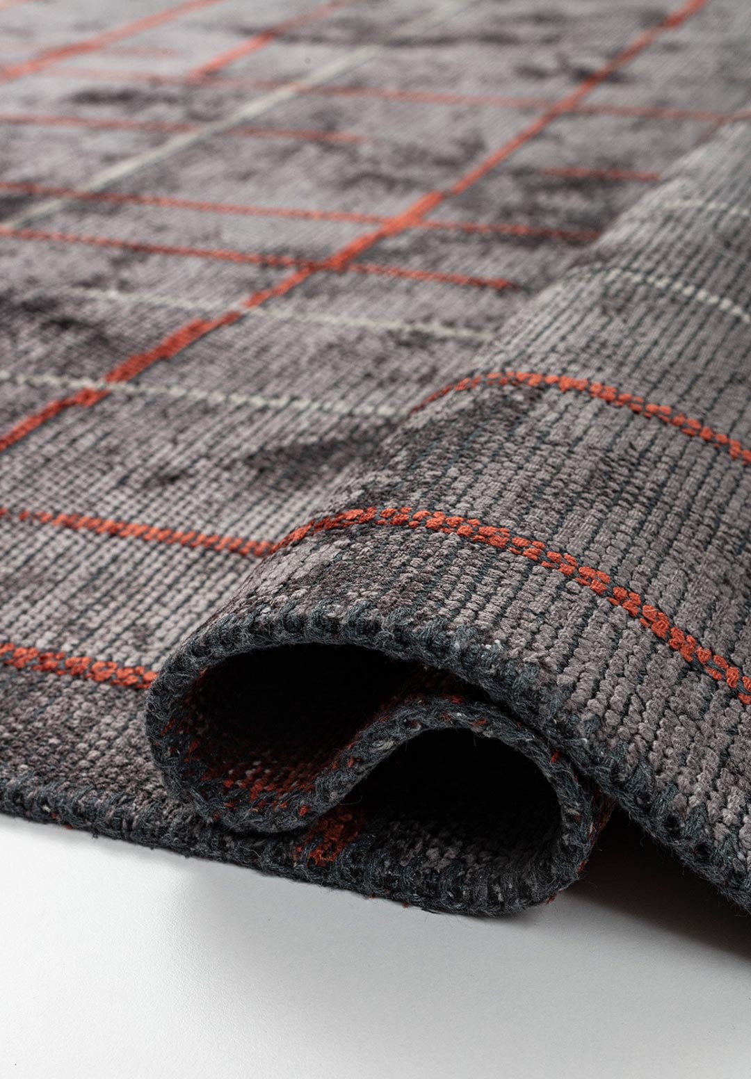 BROOKLYN BEIGE - CHARCOAL - DARK TERRA RUG - 2