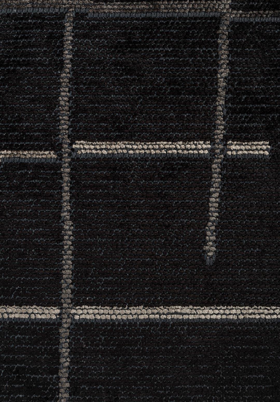 BROOKLYN ANTHRACITE - BLACK - BEIGE RUG - 5
