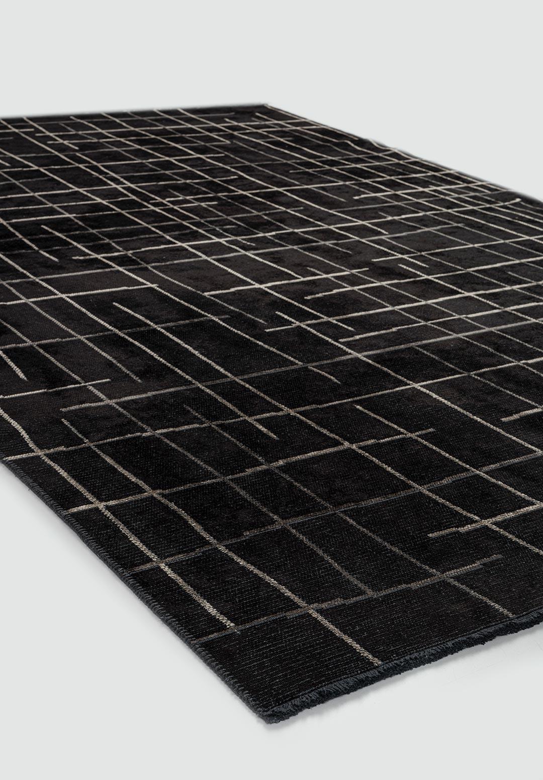 BROOKLYN ANTHRACITE - BLACK - BEIGE RUG - 4