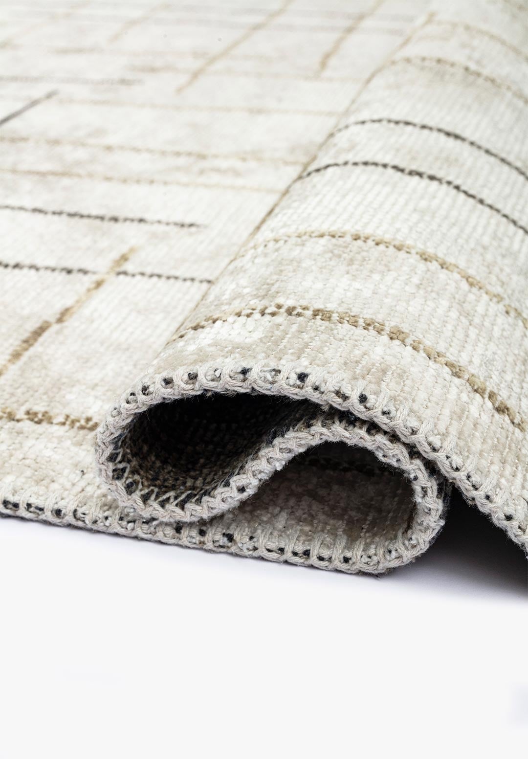 BROOKLYN ANTHRACITE - ECRU - BEIGE RUG - 2