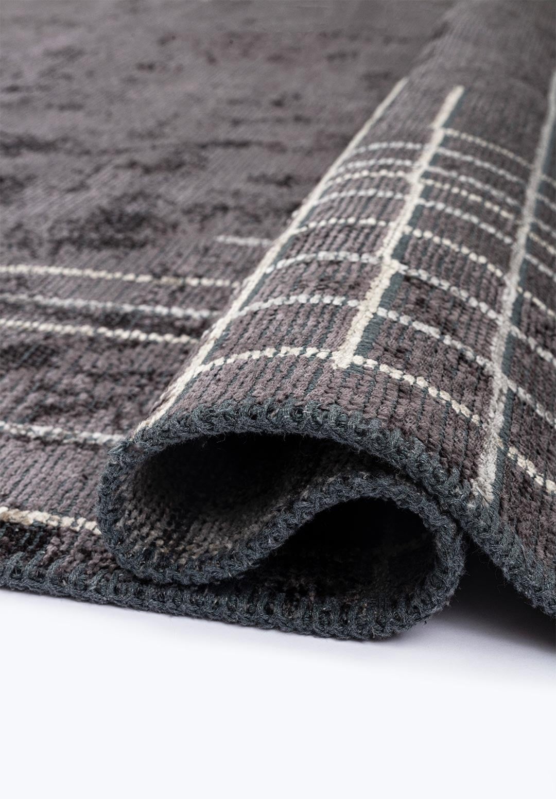 MANHATTAN CHARCOAL - BEIGE - GREY RUG - 2