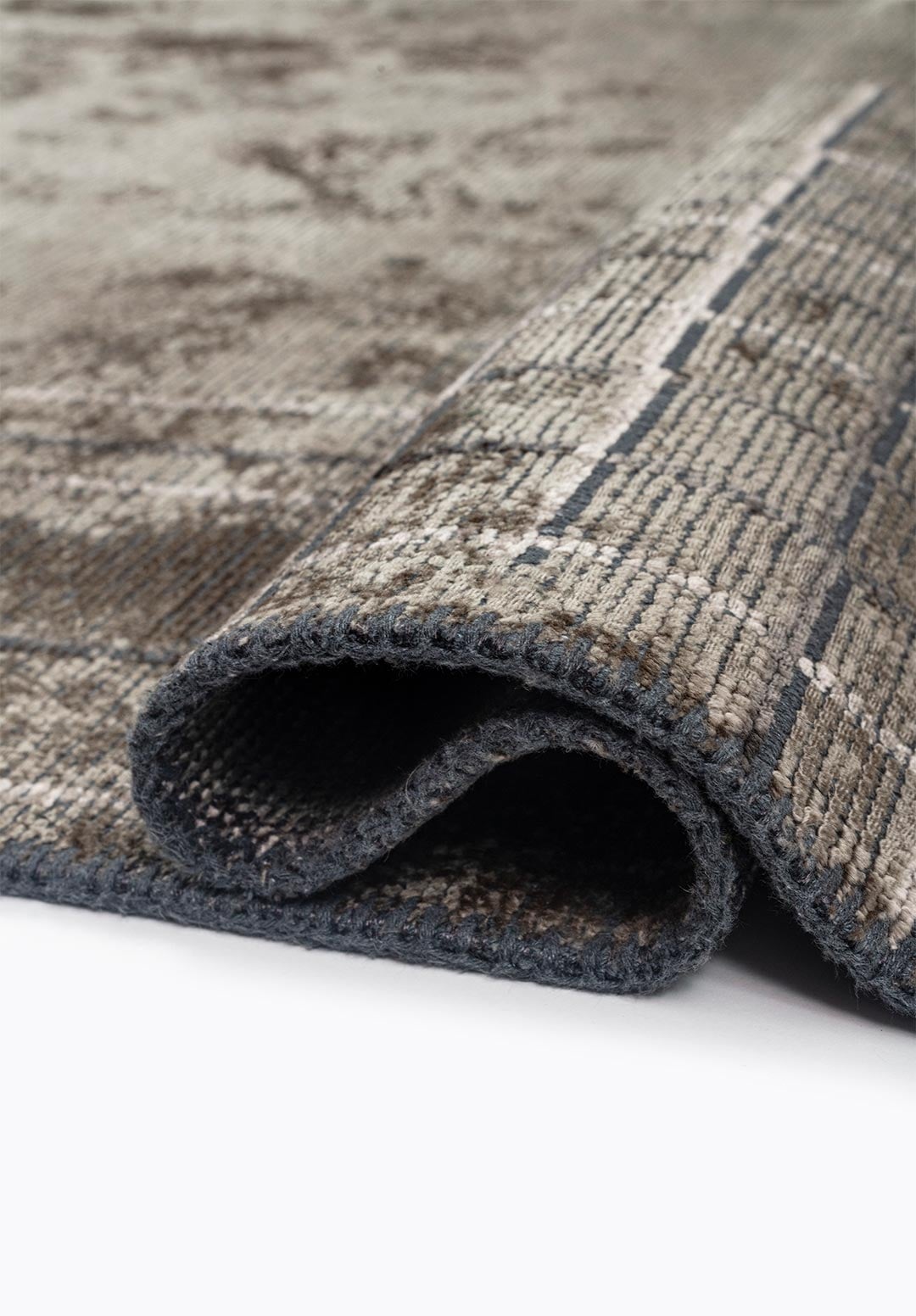 MANHATTAN KHAKI - BEIGE - ANTHRACITE RUG - 2