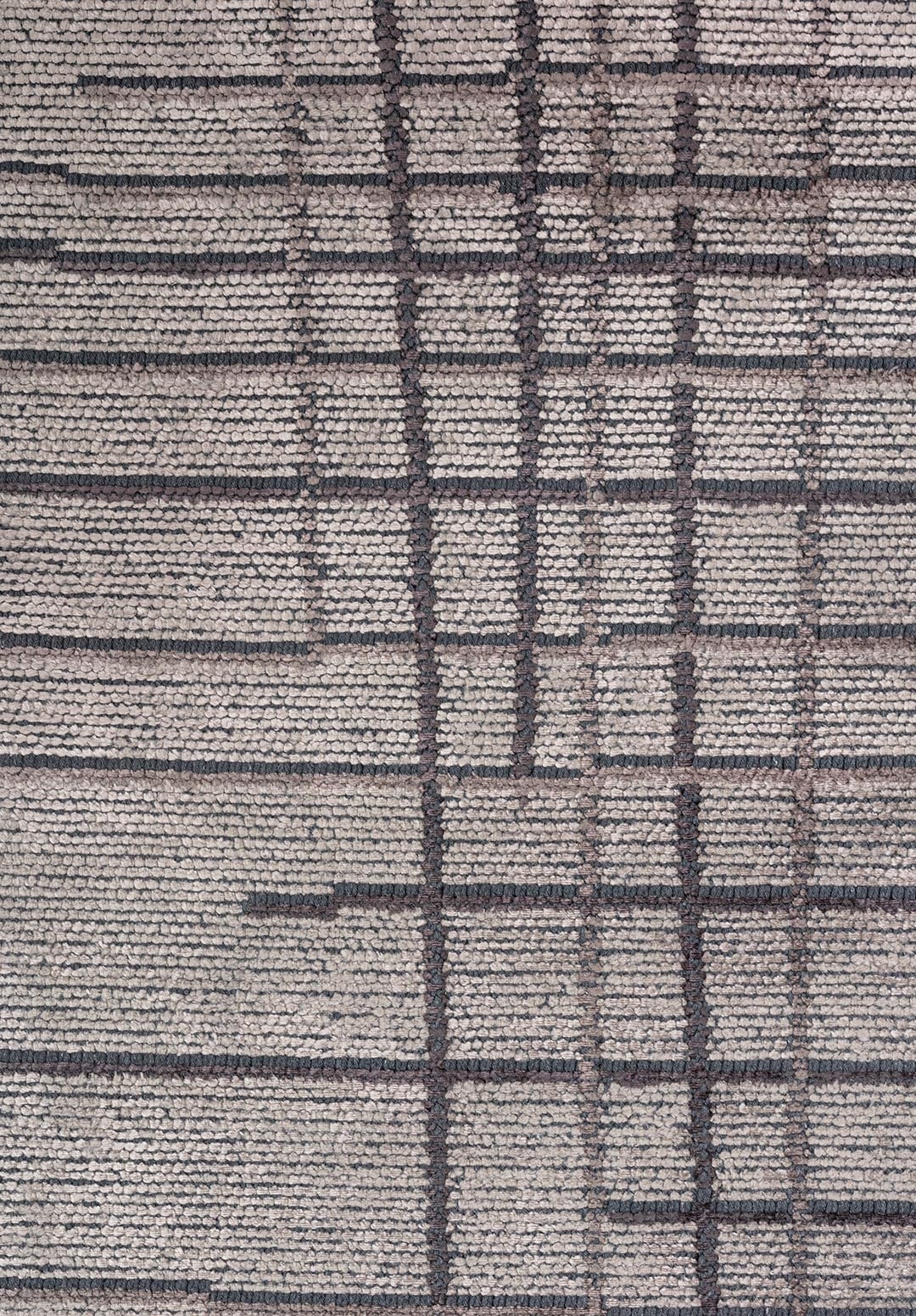 MANHATTAN CREAM - DARK GREY - CHARCOAL RUG - 5
