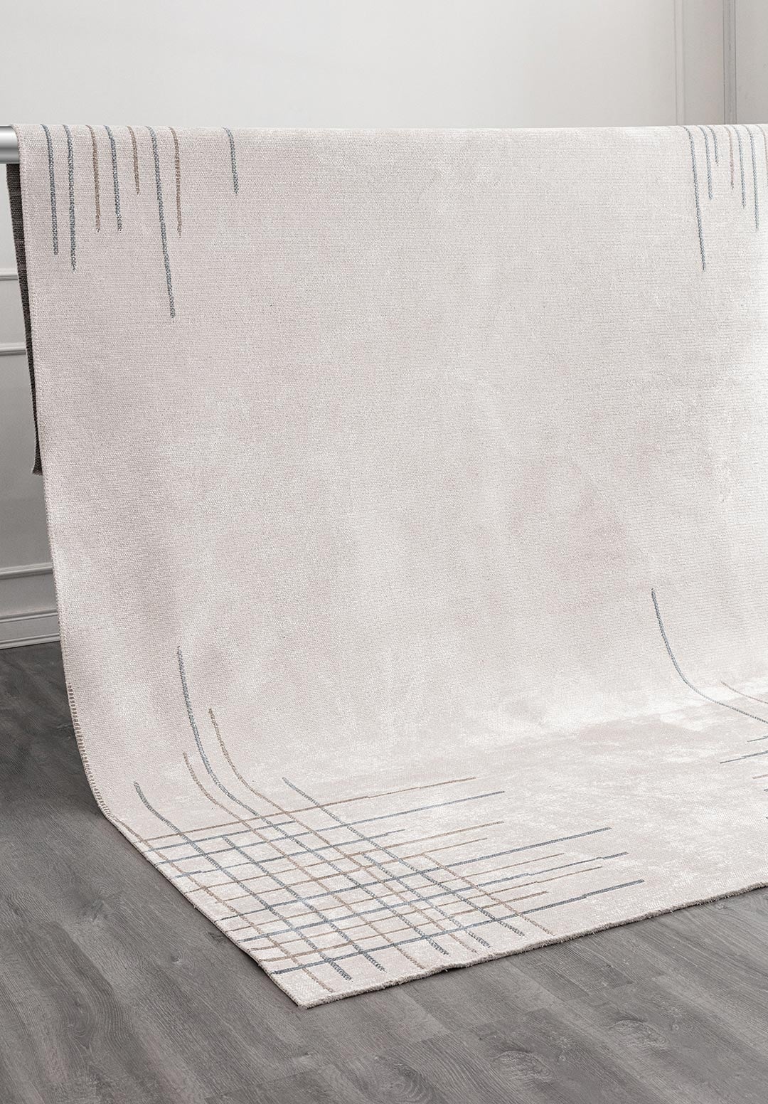 MANHATTAN ECRU - NOUGAT - BLUE RUG - 4