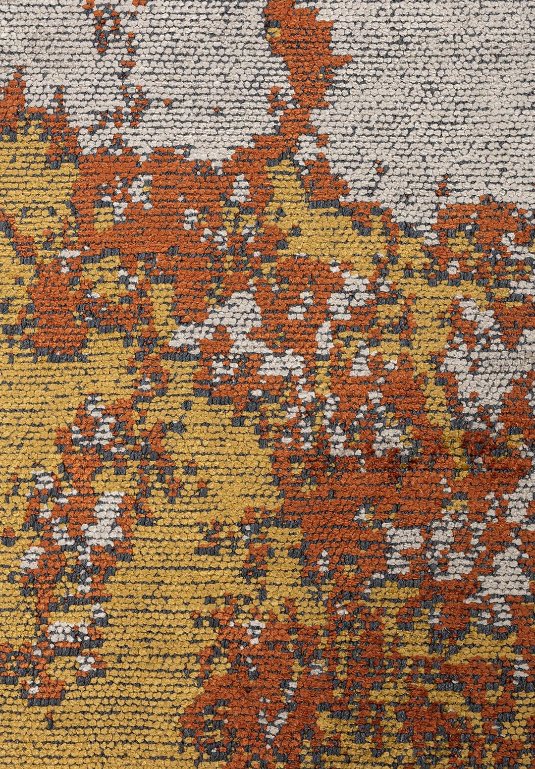 OSLO MUSTARD - RUST - CREAM RUG - 5