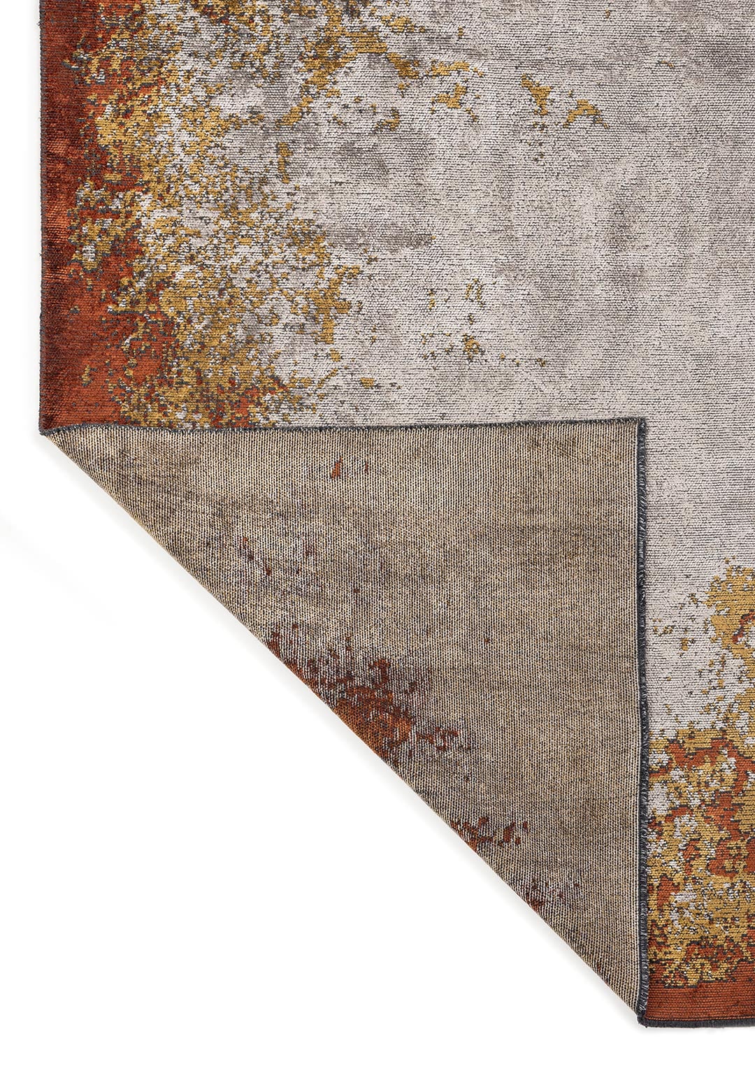 OSLO RUST - MUSTARD - CREAM RUG - 3