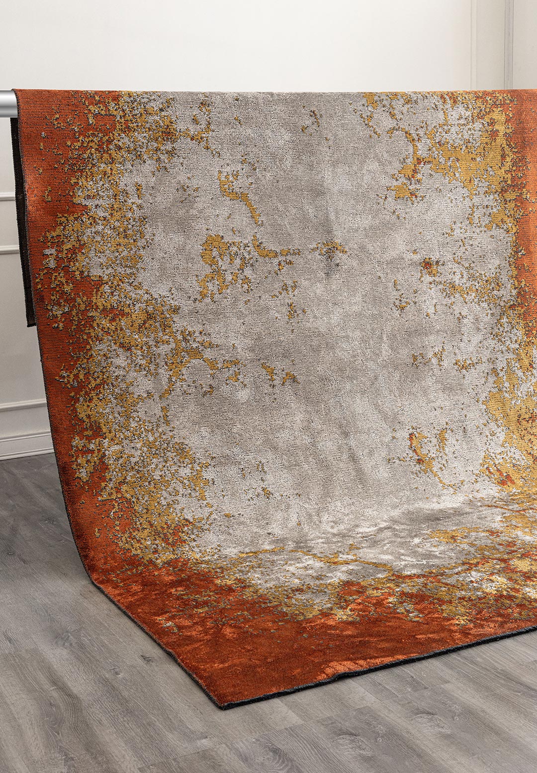 OSLO RUST - MUSTARD - CREAM RUG - 4