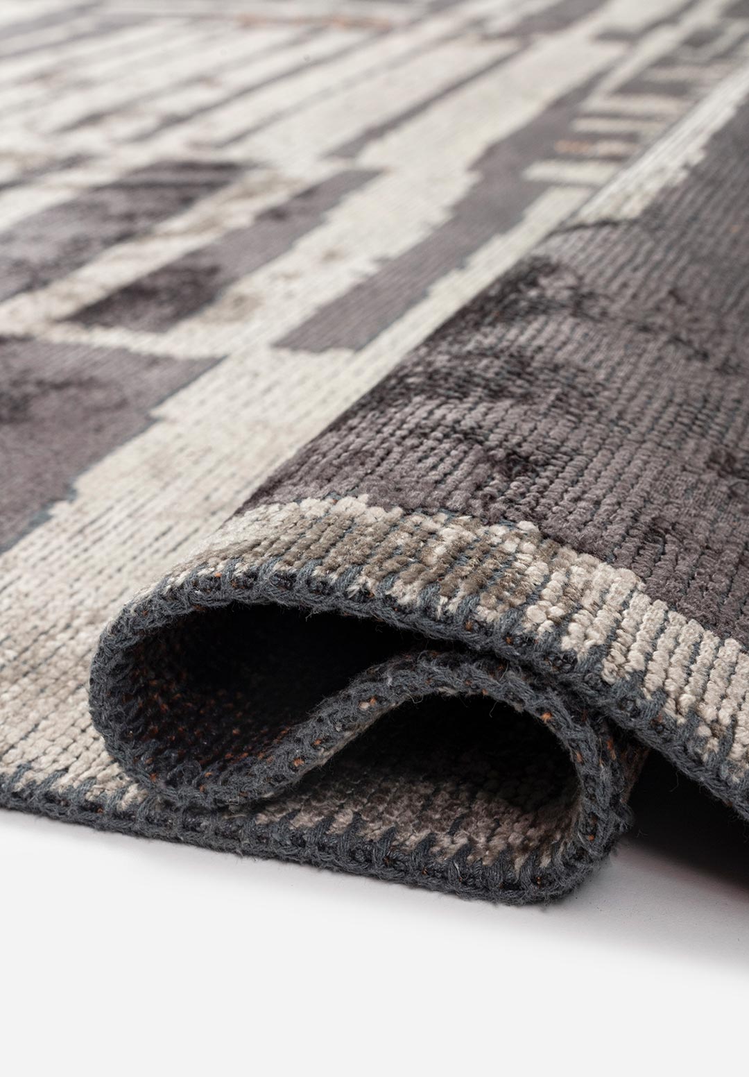 OXFORD CHARCOAL - TERRA - GREY RUG - 2