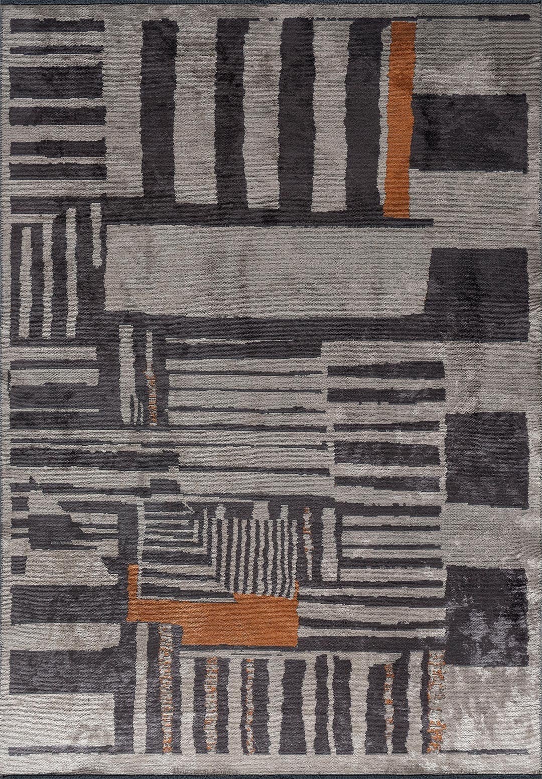 OXFORD CHARCOAL - TERRA - GREY RUG