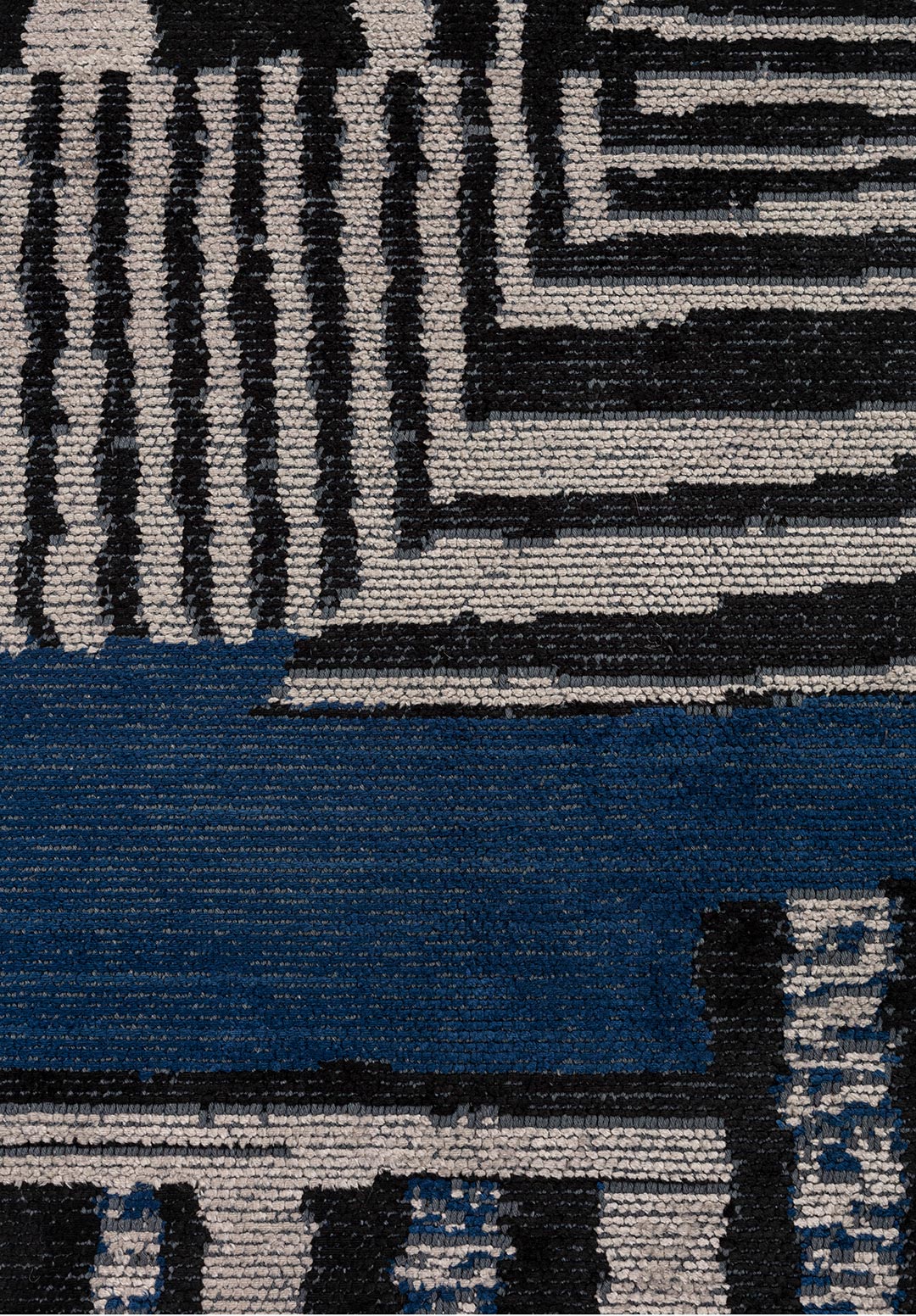 OXFORD BLACK - DARK NAVY - BEIGE RUG - 5