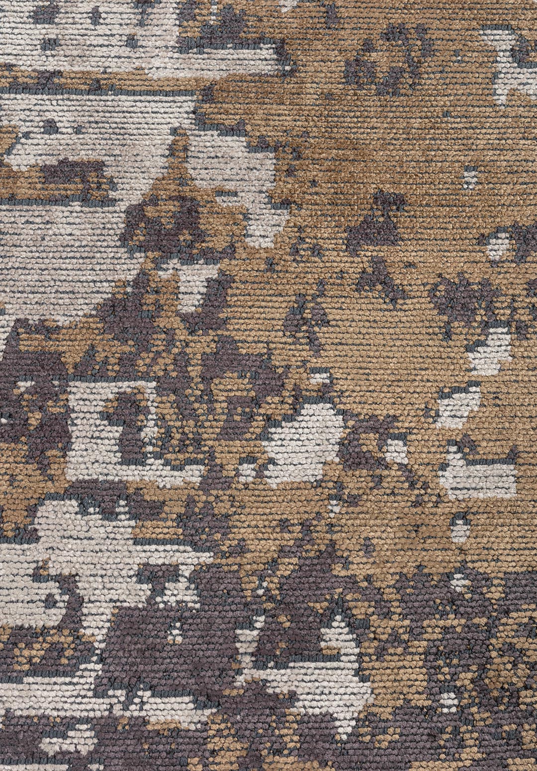 CORFU CHARCOAL - LIGHT BROWN - CREAM RUG - 5