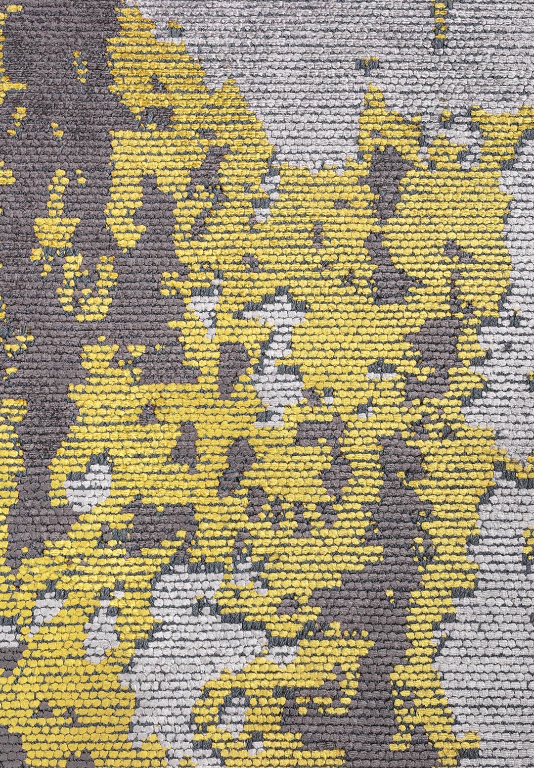 STOCKHOLM YELLOW - CHARCOAL - LIGHT GREY RUG - 5