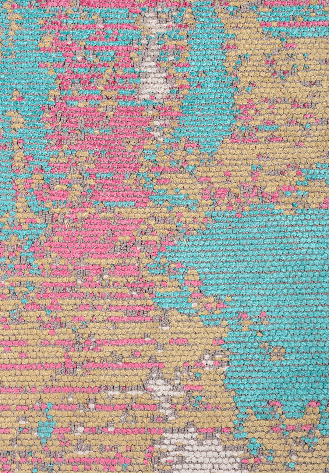 NICE PINK - TURQUOISE - KIWI - BONE RUG - 5
