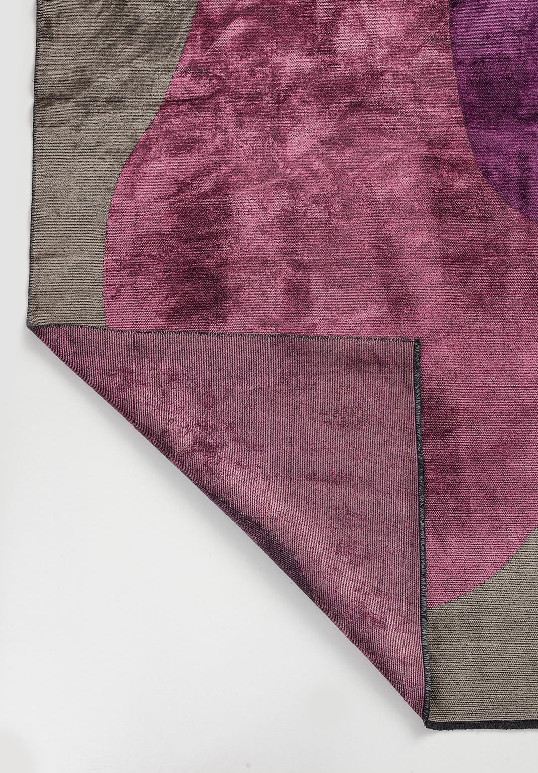 MARSEILLE PURPLE - PINK - DAMSON - GREY RUG - 3