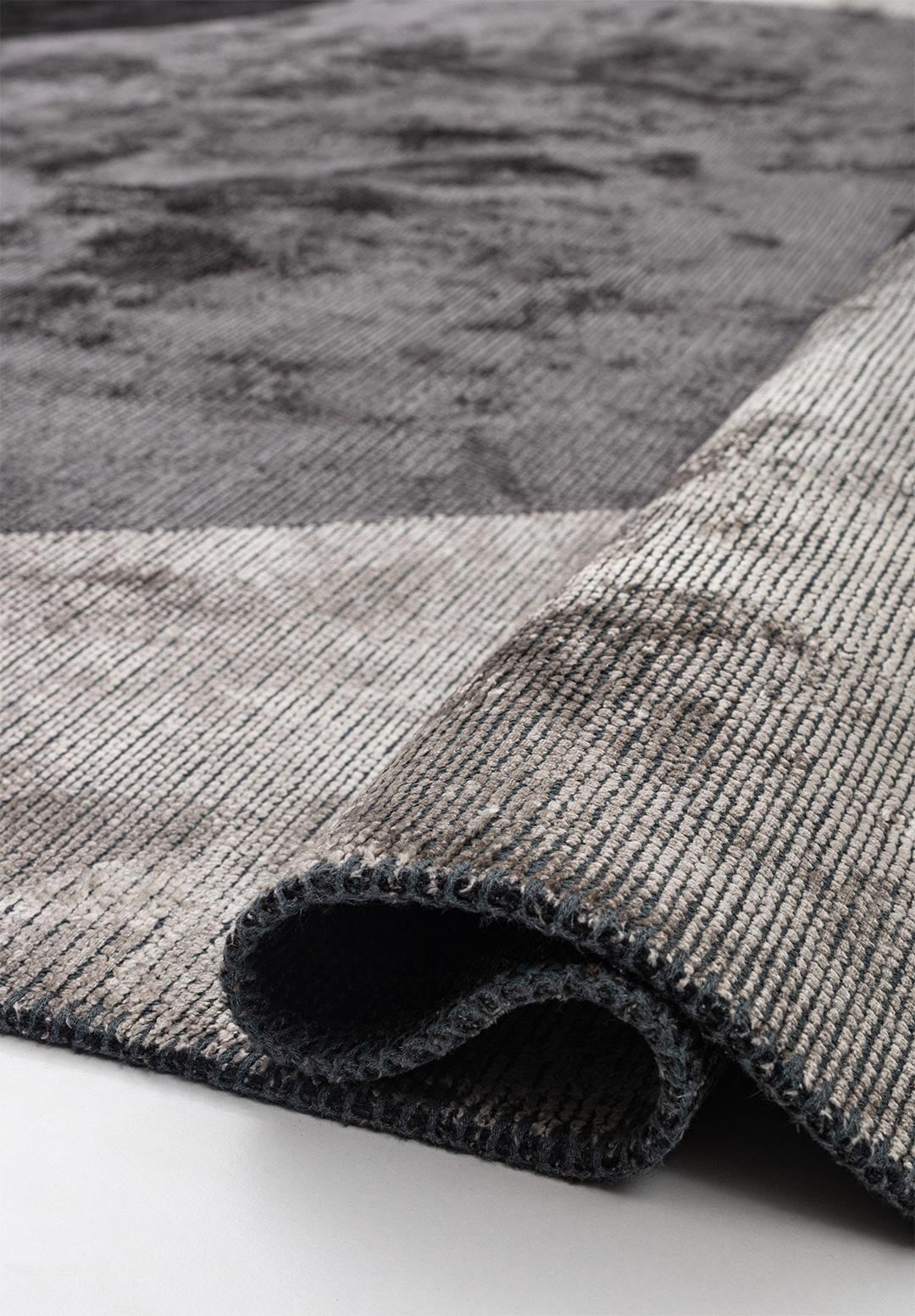 MARSEILLE BLACK - CHARCOAL - DARK GREY - CREAM RUG - 2
