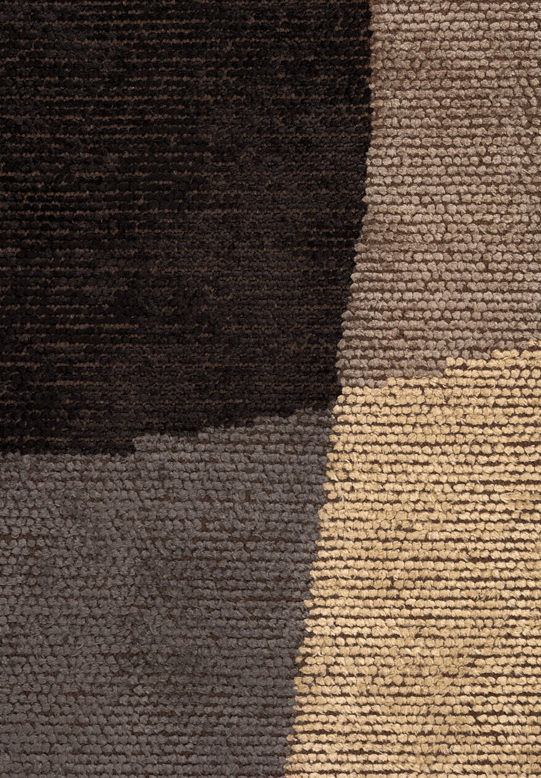 MARSEILLE BLACK - CHARCOAL - DARK GREY - CREAM RUG - 5