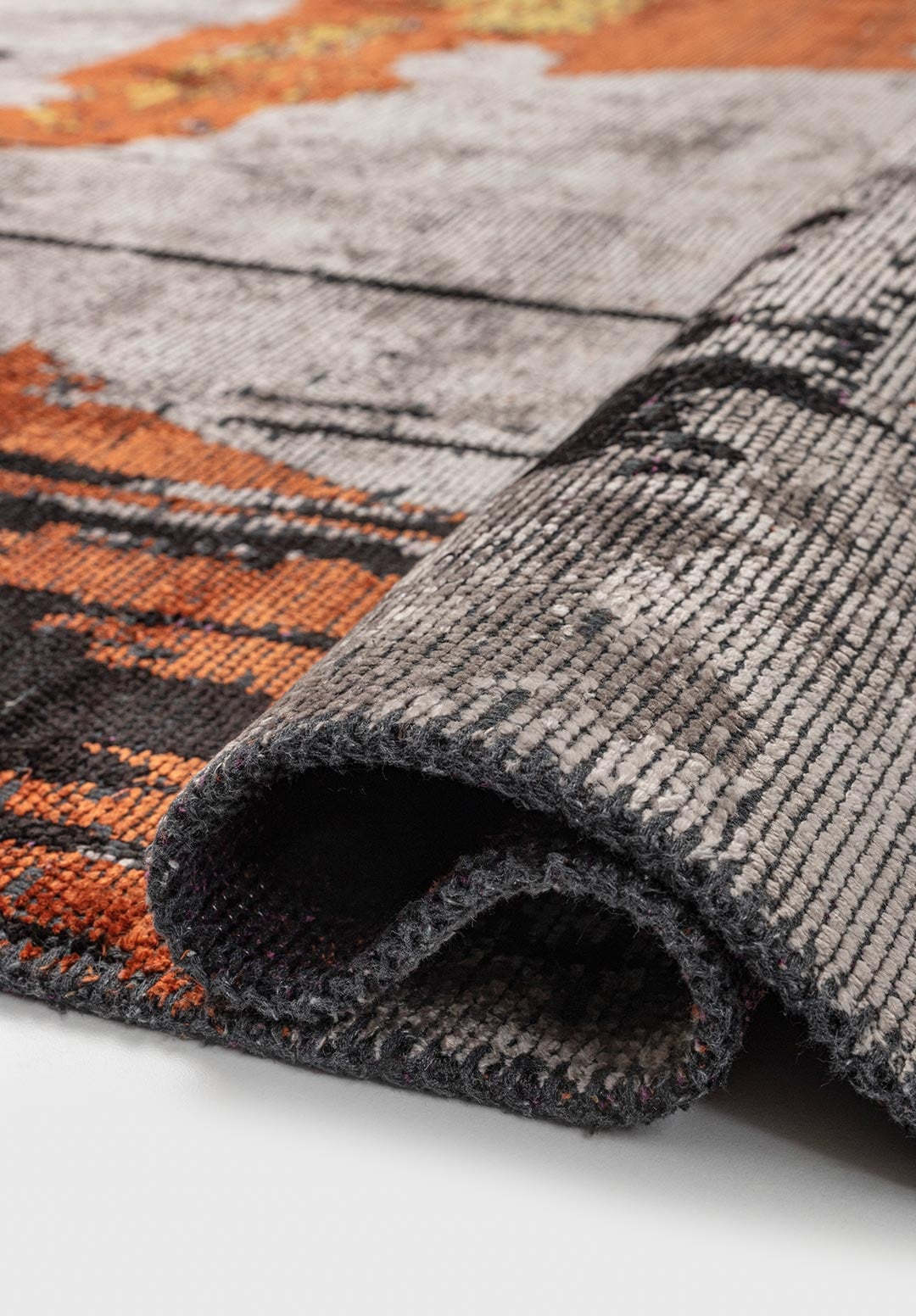 PO BLACK - PURPLE - RED - RUST - YELLOW - LIGHT GREY RUG - 2