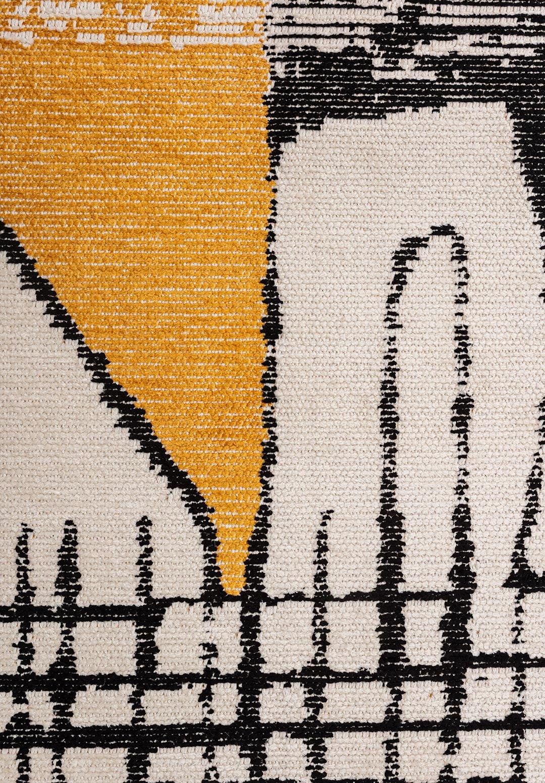 EDINBURGH BLACK - GOLD - ECRU RUG - 5