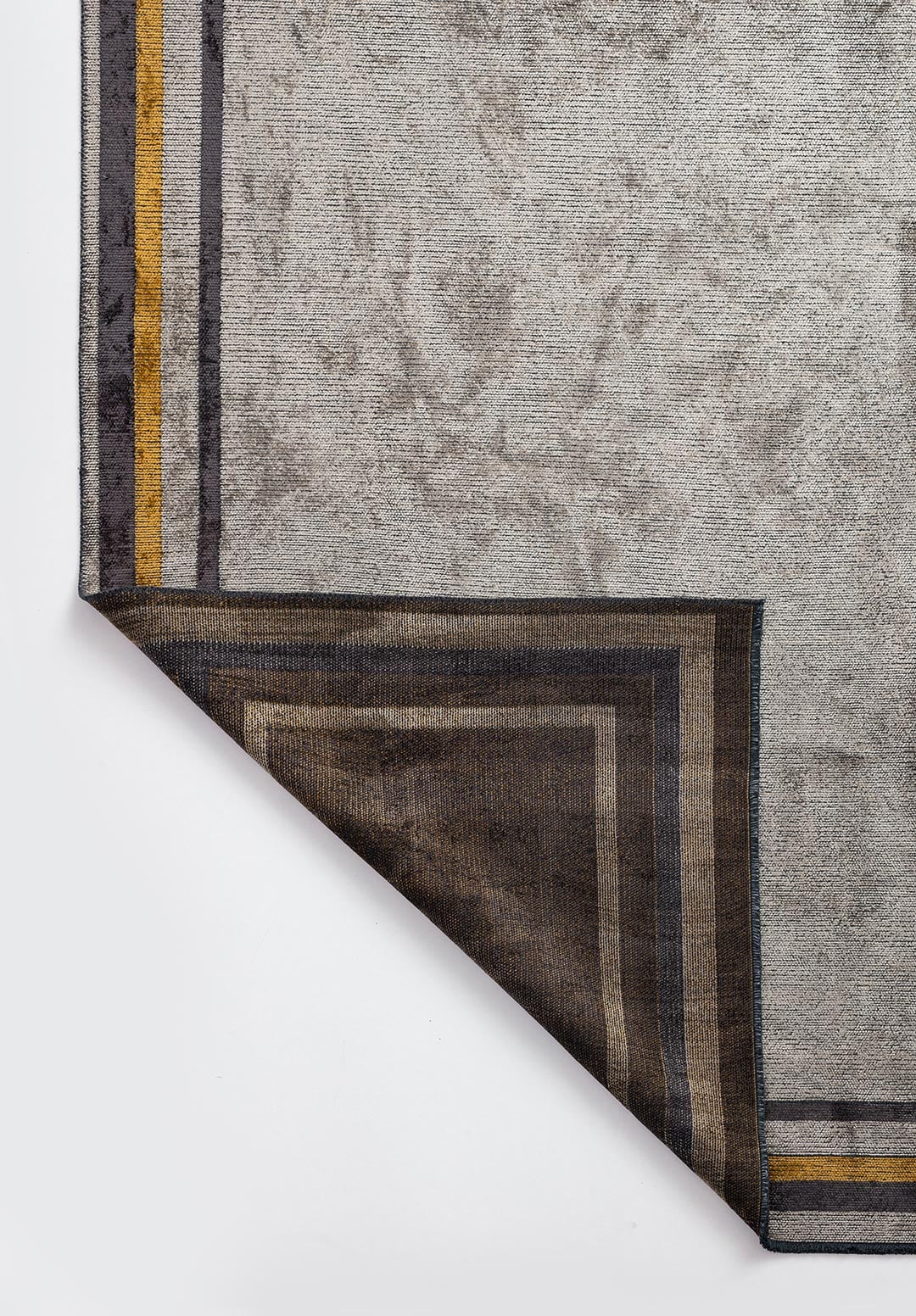 DRESDEN CHARCOAL - MUSTARD - BEIGE RUG - 3