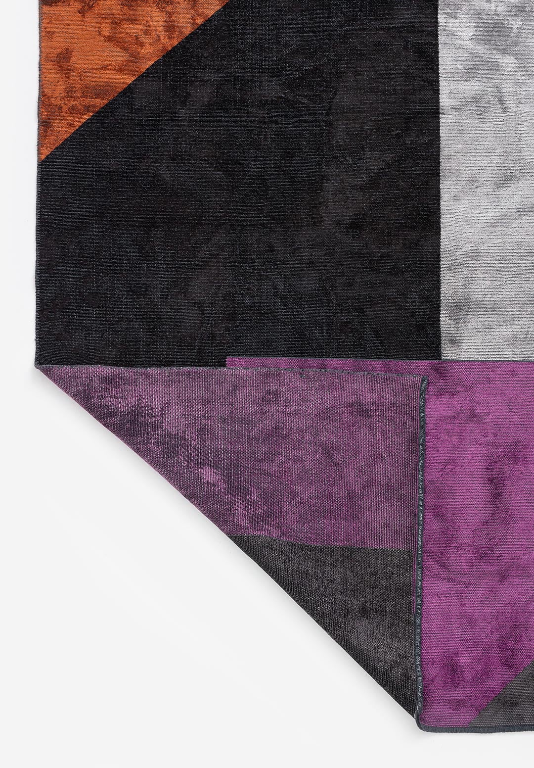 CHICAGO PURPLE - BLACK - CHARCOAL - MUSTARD - LIGHT GREY - RUST RUG - 3