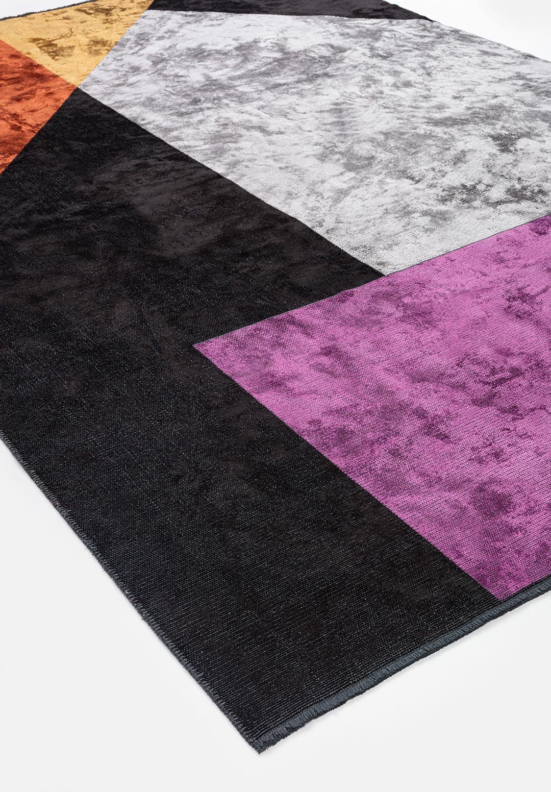 CHICAGO PURPLE - BLACK - CHARCOAL - MUSTARD - LIGHT GREY - RUST RUG - 4