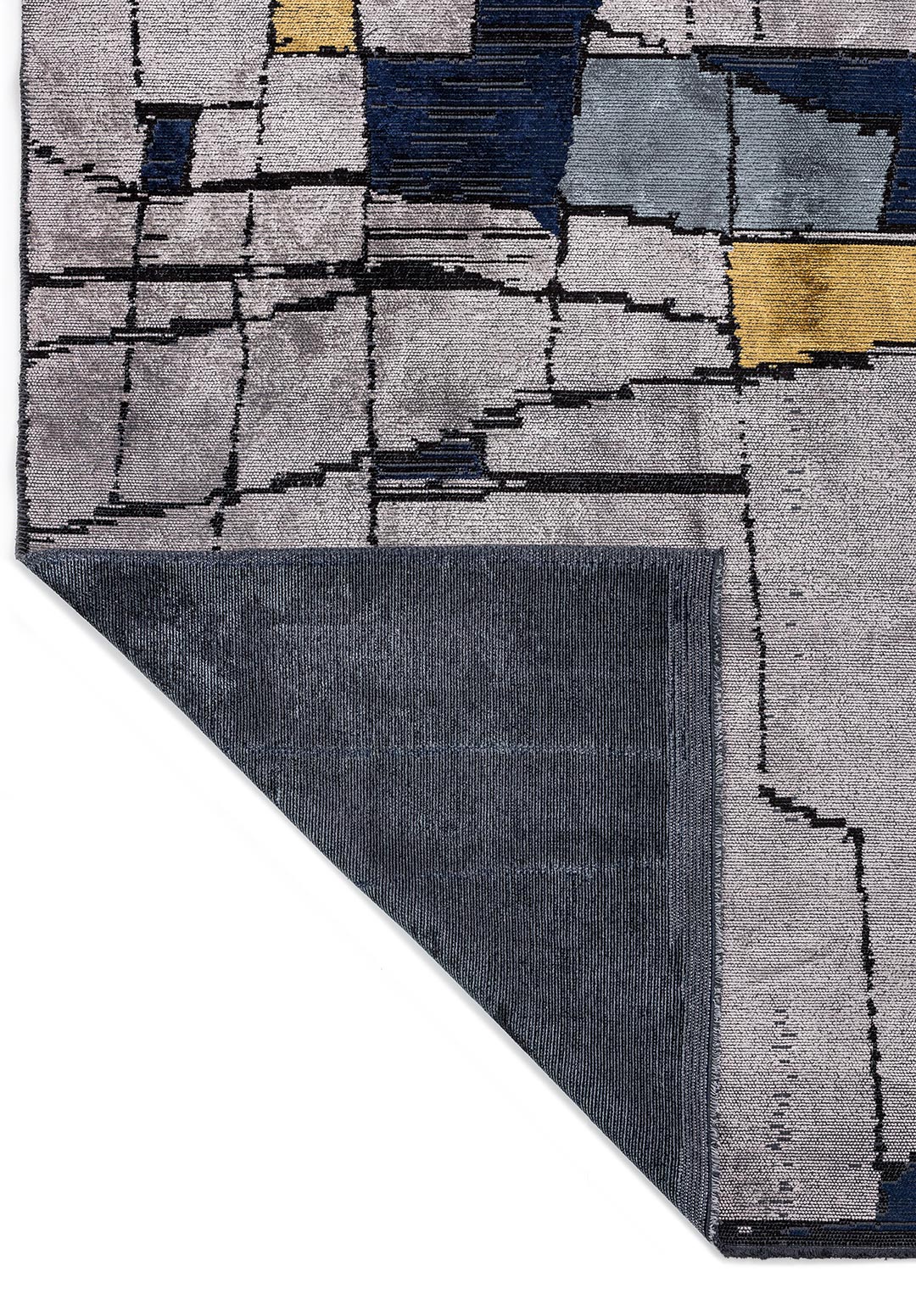 BRISTOL BLACK - DARK NAVY - RED - GOLD - BLUE - LIGHT GREY RUG - 3