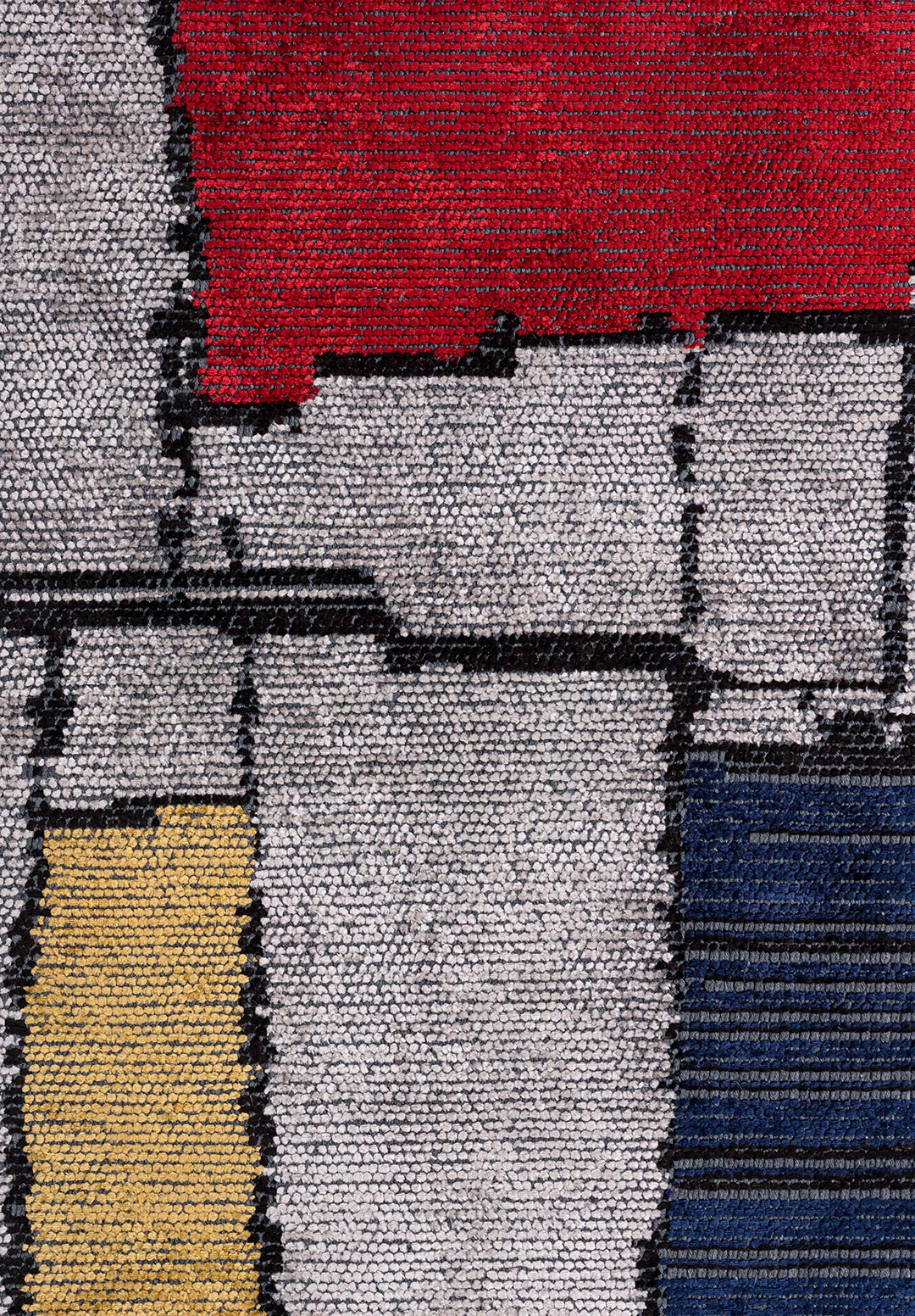 BRISTOL BLACK - DARK NAVY - RED - GOLD - BLUE - LIGHT GREY RUG - 5